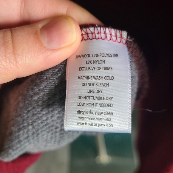 Men's Toad and Co Kennicott wool quarter zip pullover size large outdoor - Picture 4 of 5